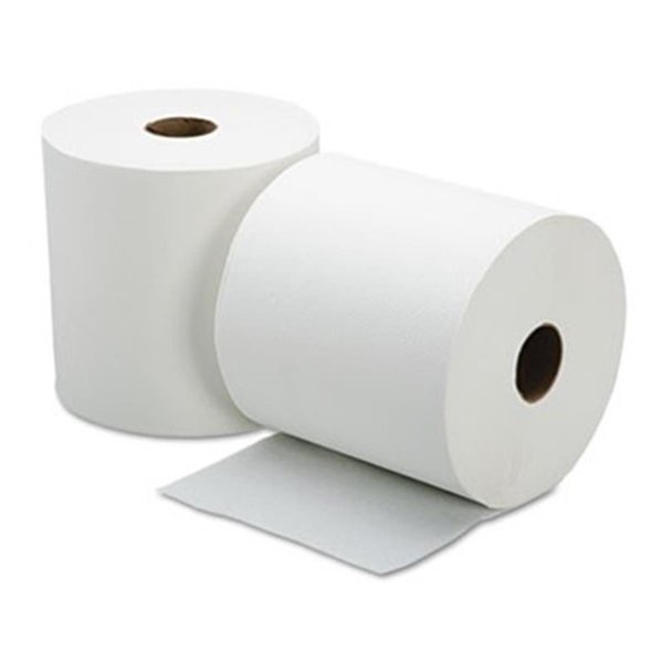 Highkey 8 in. x 800 ft. 1-Ply Continuous Roll Paper TowelWhite LR1415604